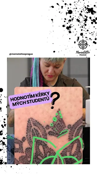 Instagram reel: hodnotím kérky studentů