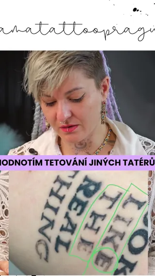 TikTok: Hodnotím tetování jiných tatérů